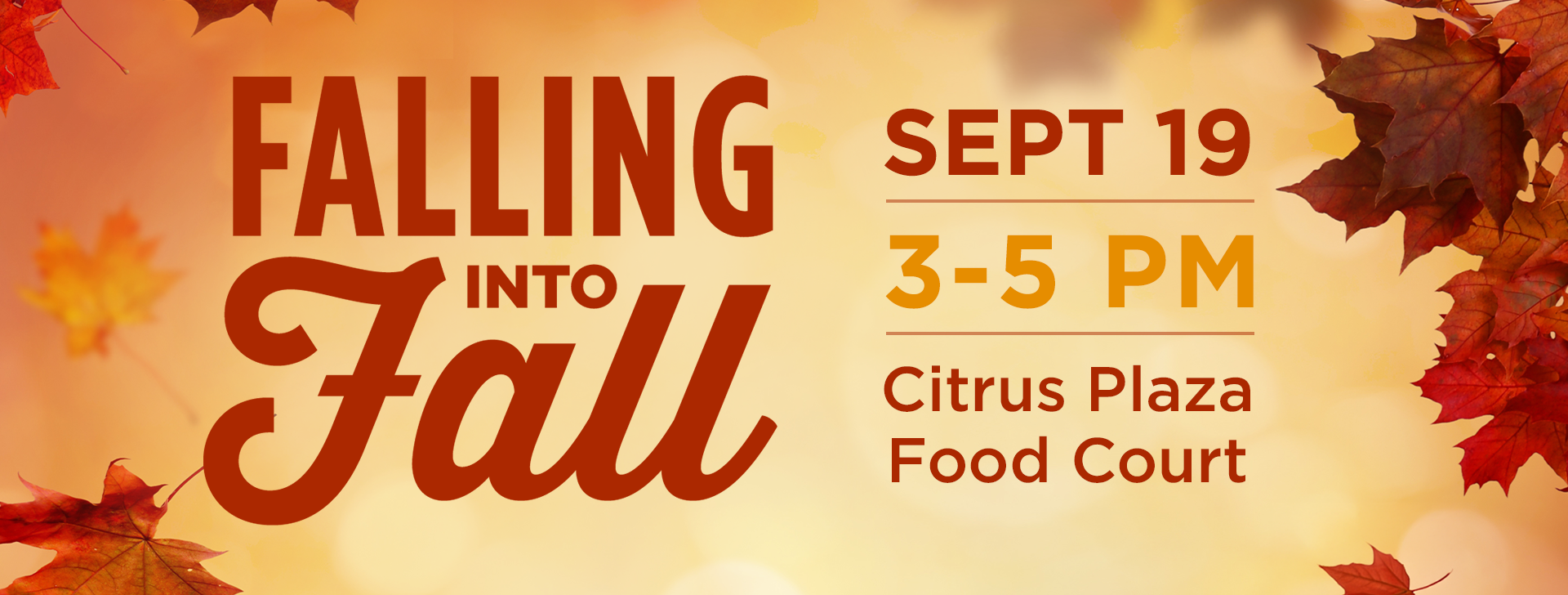 Falling Into Fall Event